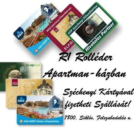 R1 Rolléder Apartman-ház Pensión 3*